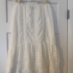 Johnny Was white skirt L